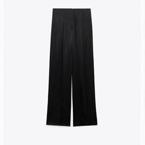 NWT satin effect Zara dress pants
